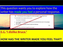 EDUQAS GCSE English Language paper 1 GRADE 9 PowerPoint (104 slides with examiner podcast)