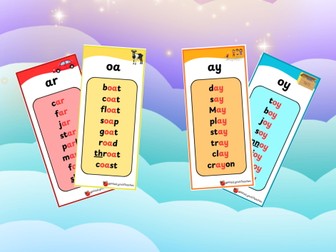Phonics Set 2 and 3 Sounds Bookmark Bundle