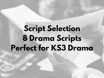 KS3 Drama Comedy Script Set