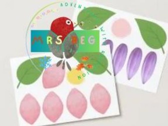 Build a flower- collage and label the plant