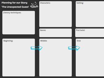 Planning for our Story