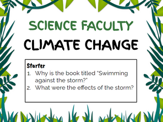 Climate Change - Full Lesson