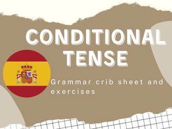 Conditional Tense Crib Sheet + Exercises