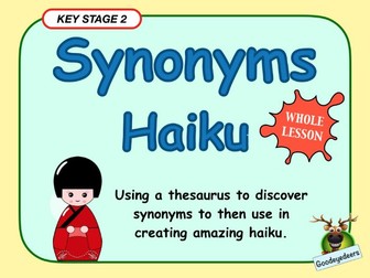 Synonyms and Haiku
