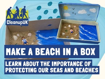 Make a Beach in a Box Activity Sheet - CleanupUK