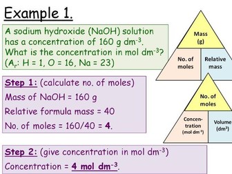 Quantitative Analysis: 3 GCSE Chemistry Lessons. Edexcel 9-1 Topic SC14 ...