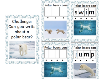 Polar Bear Writing Phoneme Frame