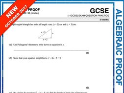 GCSE 9-1 Exam Question Practice (Algebraic Proof)