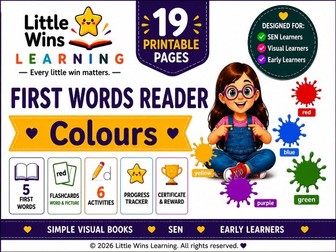 First Words Reader: Colours | SEND