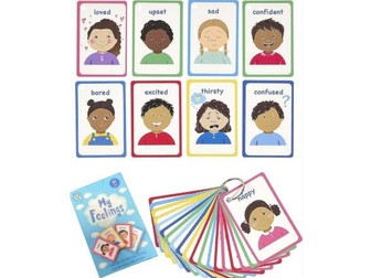 My Feelings and Emotions 27 PECS Flashcards For SEN Special Ed, Autism As Cue Cards