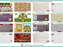 Kooky Class Spanish PowerPoint Game Template FREE READ ONLY SHOW