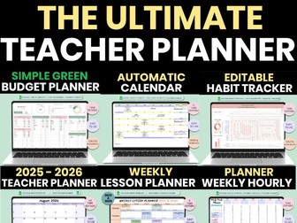 2026 Teacher Bundle — Editable Google Sheets Digital Planner