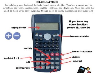 L2LP Numeracy  - Using a calculator