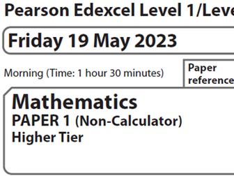Edexcel GCSE Maths 2023 Papers 1-3 worked solutions