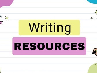 Year 3 English Writing Resources