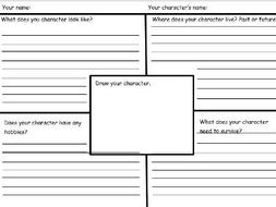 Character Description Writing Frame | Teaching Resources