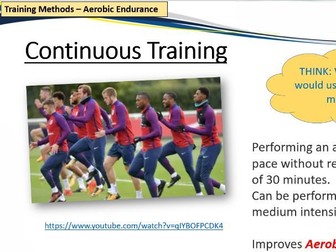 BTEC Tech Award in Sport (2022) Component 3 - Lessons