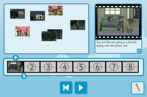 Sam Gets Lost Sequence and Retell - Interactive Activity - Bonfire Night KS1