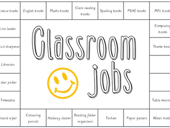 Classroom jobs