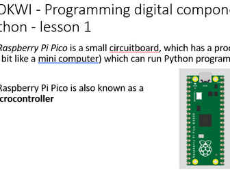 Python programming - Raspberry Pi Pico