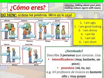 COMPLETE Mira 1 module 3 unit 4 - ¿Cómo eres? pptx