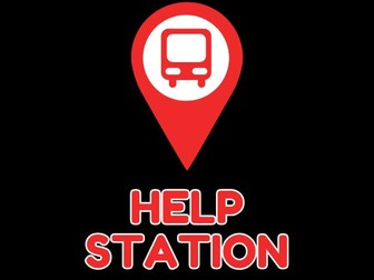 Help station sign