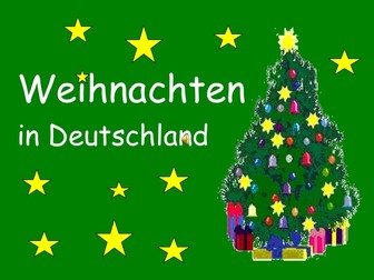 Weihnachten in Deutschland SOLO Taxonomy GCSE practise