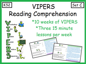 10 weeks of VIPERS Reading Comprehension (Set C)