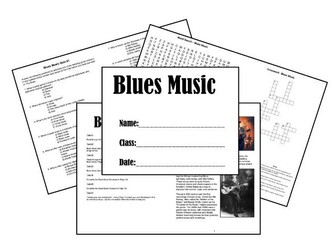 Blues Music (Cover Work Booklet)