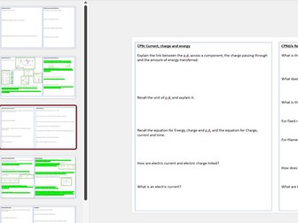 Edexcel Combined Physics 9-1 CP9 Electricity Revision