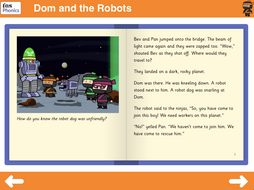 Dom and the Robots Reading Book - Phase 5