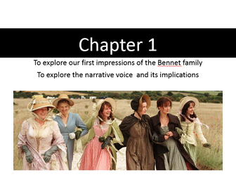 Pride and Prejudice SOW