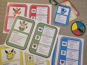 Pokemon emotion zone cards to support regulation strategies