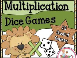 Multiplication Dice Games