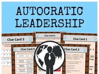 Autocratic Leadership - Escape Room