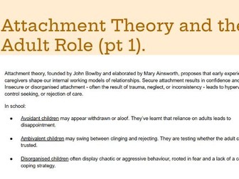 Behaviour Management Strategies and Theory