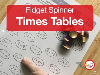 Fidget Spinner Times Tables