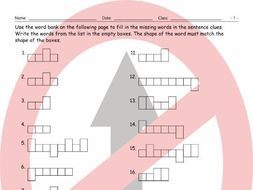 Road Signs-Directions Word Shapes