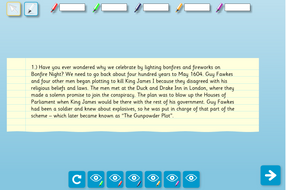 Guy Fawkes Interactive Highlighter Text Analysis - Guy Fawkes KS2
