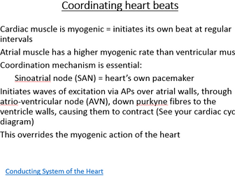New Biology A Level OCR 5.5.9 Controlling heart rate