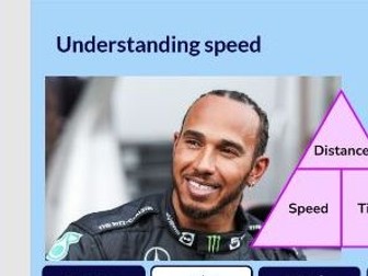 KS3: Calculate speed with real life links suitable for Edexcell and AQA