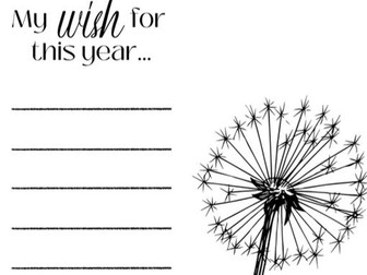 My wish for this year...