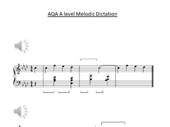 AQA A Level Music Melodic Dictation