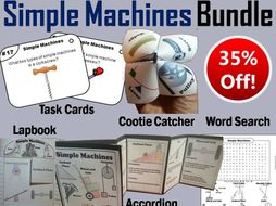 Simple Machines Task Cards and Activities Bundle