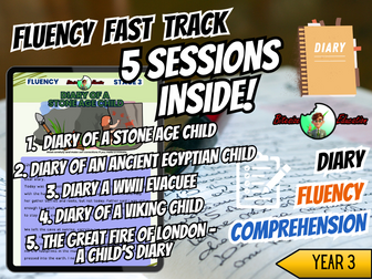 Fluency Fast Track | Reading | Diary Pack | Year 3
