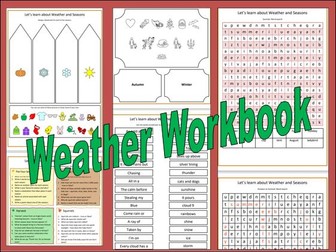Weather and Seasons Workbook KS1