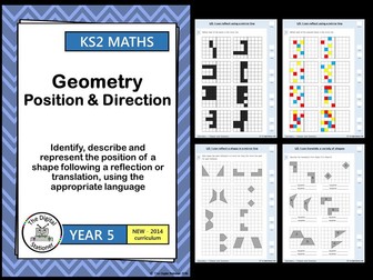 Year 5 - Reflection and Translation - Geometry - Position and Direction  White Rose (MASTERY)