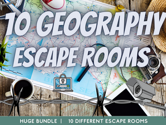 Geography Escape Rooms End of Term