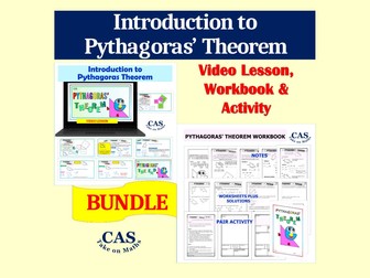 Pythagoras Theorem Bundle - Introduction to Pythagoras Theorem