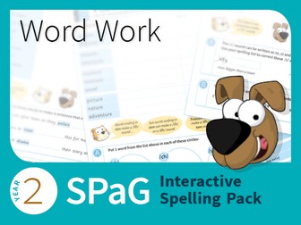 Year 2 SPaG Interactive Spelling Pack - Word Work